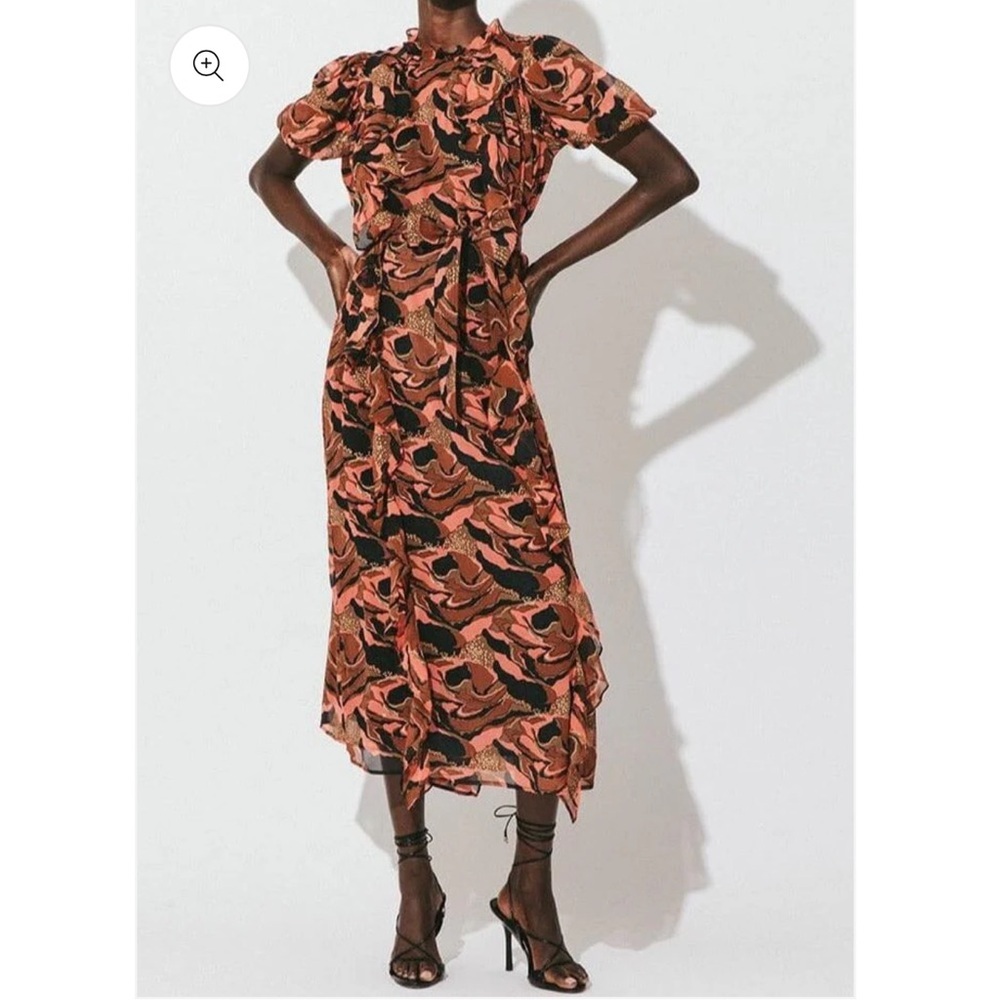 Cleobella Paige Printed Midi Dress Large